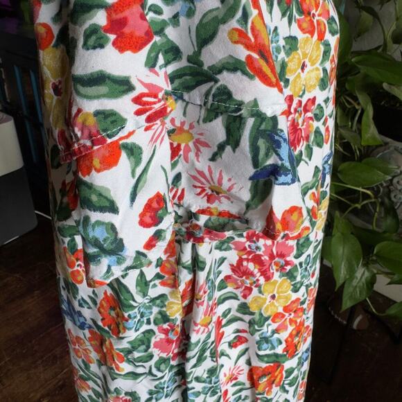 Caffe Marrakesh Floral Flowy Short Sleeve Blouse Brightly Colored 2X - Picture 3 of 10